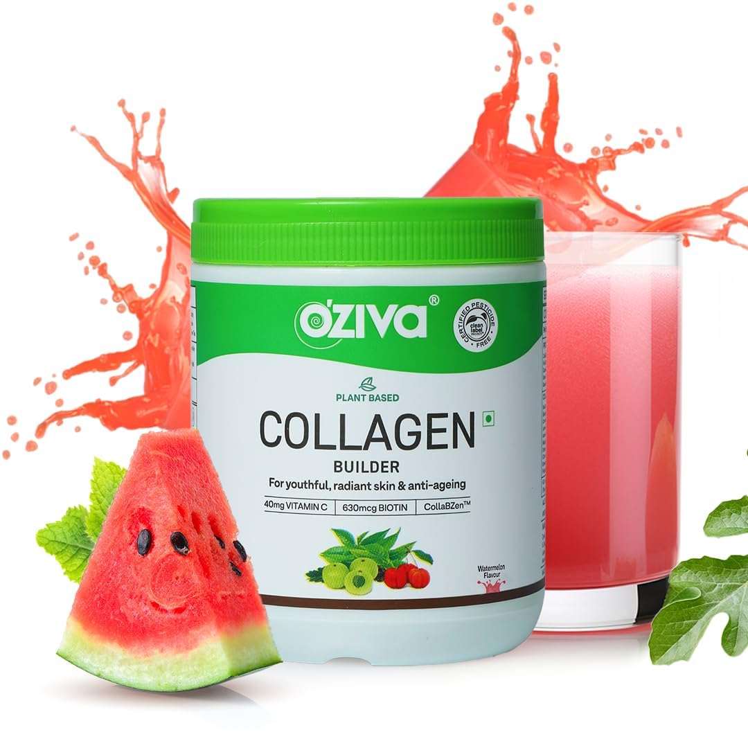 Generic Collagen Watermelon for Skin, Hair & Nails, Plant-Based Collagen Peptides Powder, 4.4 oz