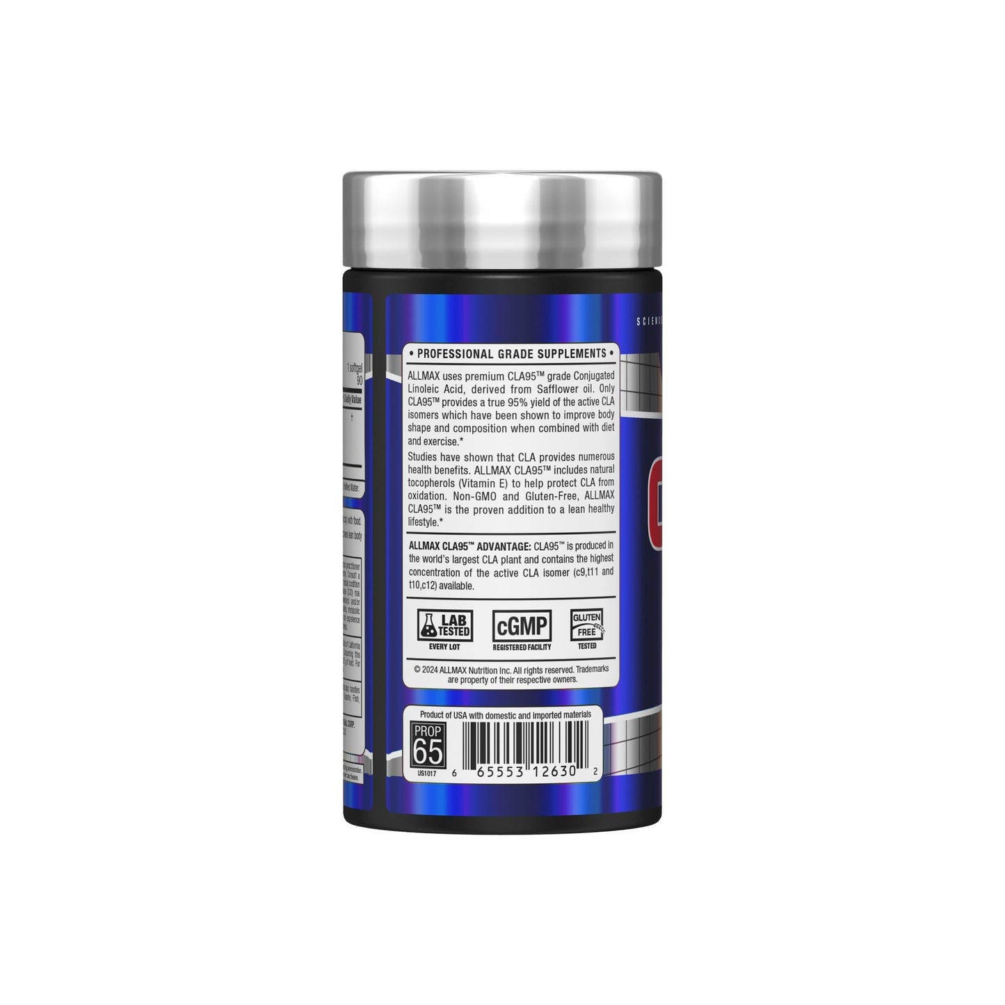 ALLMAX CLA 95% Conjugated Linoleic Acid Capsules, 90 Capsules