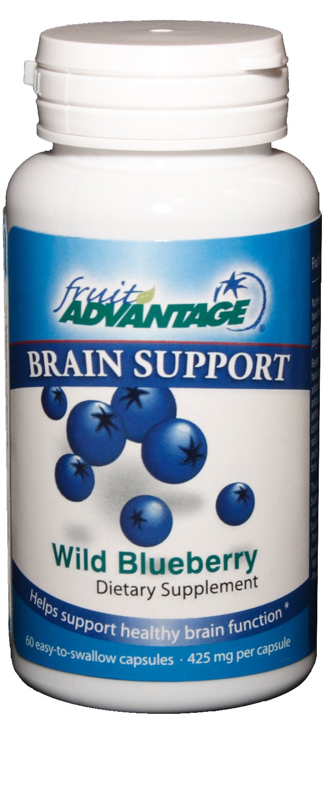 Fruit Advantage Wild Blueberry Dietary Supplement Capsules 60 Count