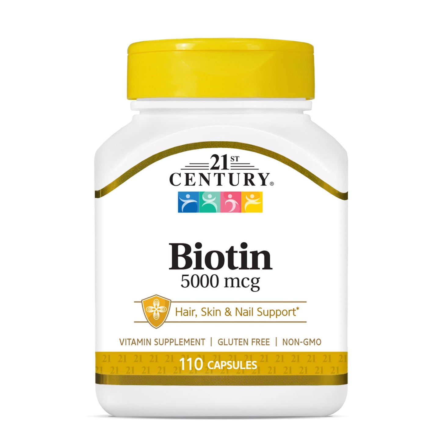 Smart Monkey Technologies Biotin 5,000 mcg Capsules, 110 Count