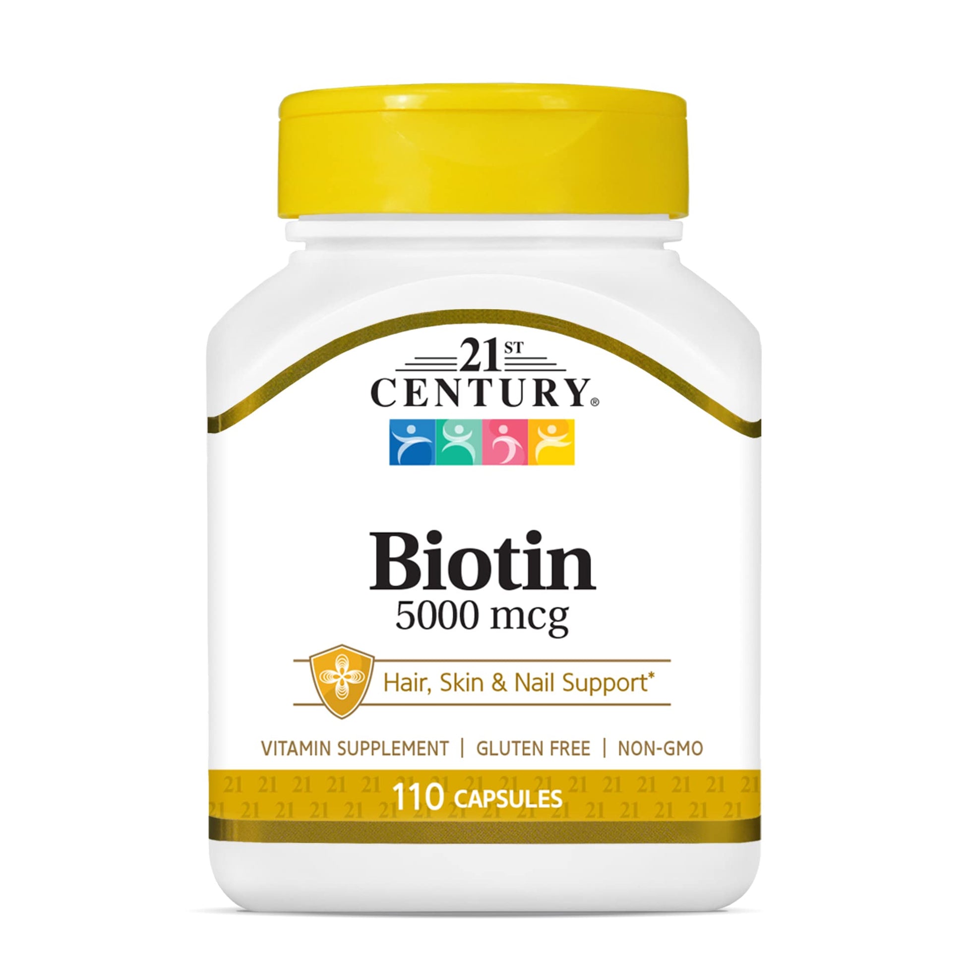 Smart Monkey Technologies Biotin 5,000 mcg Capsules, 110 Count