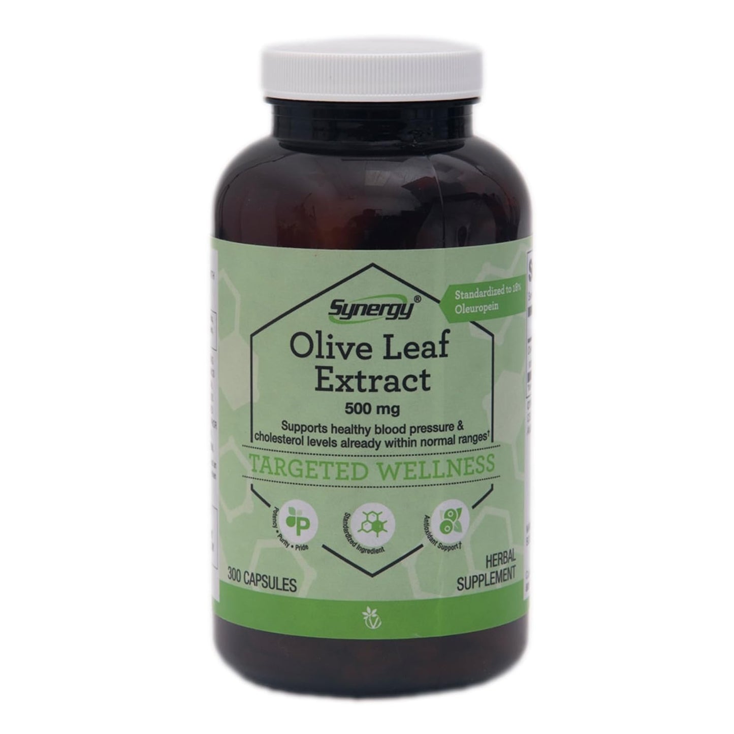 Vitacost Synergy Olive Leaf Extract 500 mg Capsule, 300 Capsules