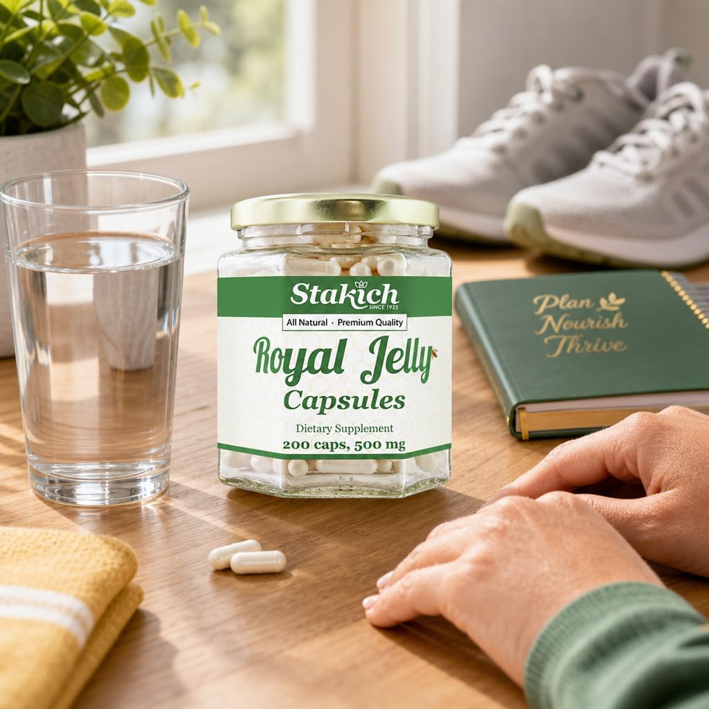Stakich Royal Jelly Capsules 500 mg, 800 Capsules