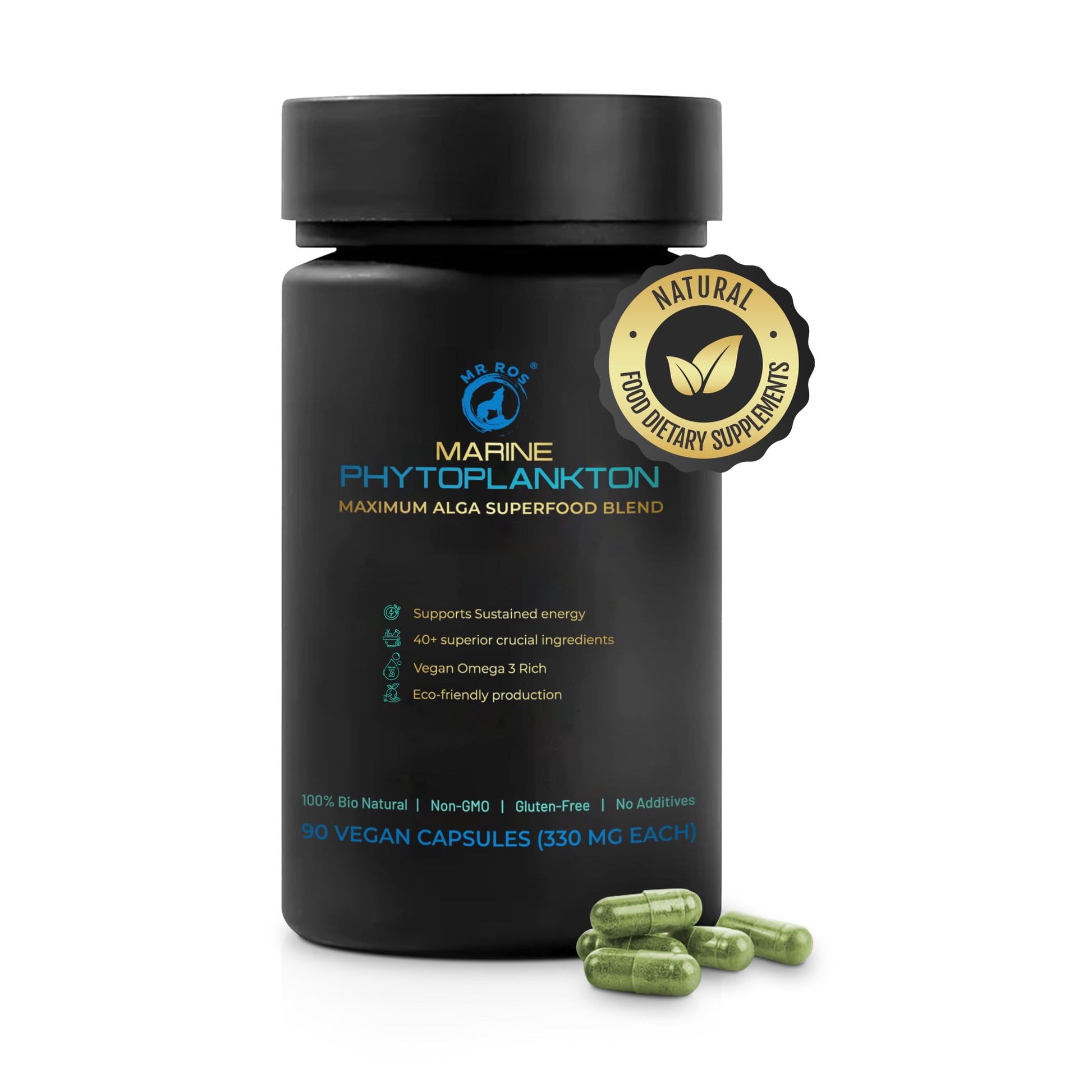 Mr Ros Marine Phytoplankton Superfood Capsule 90 Count