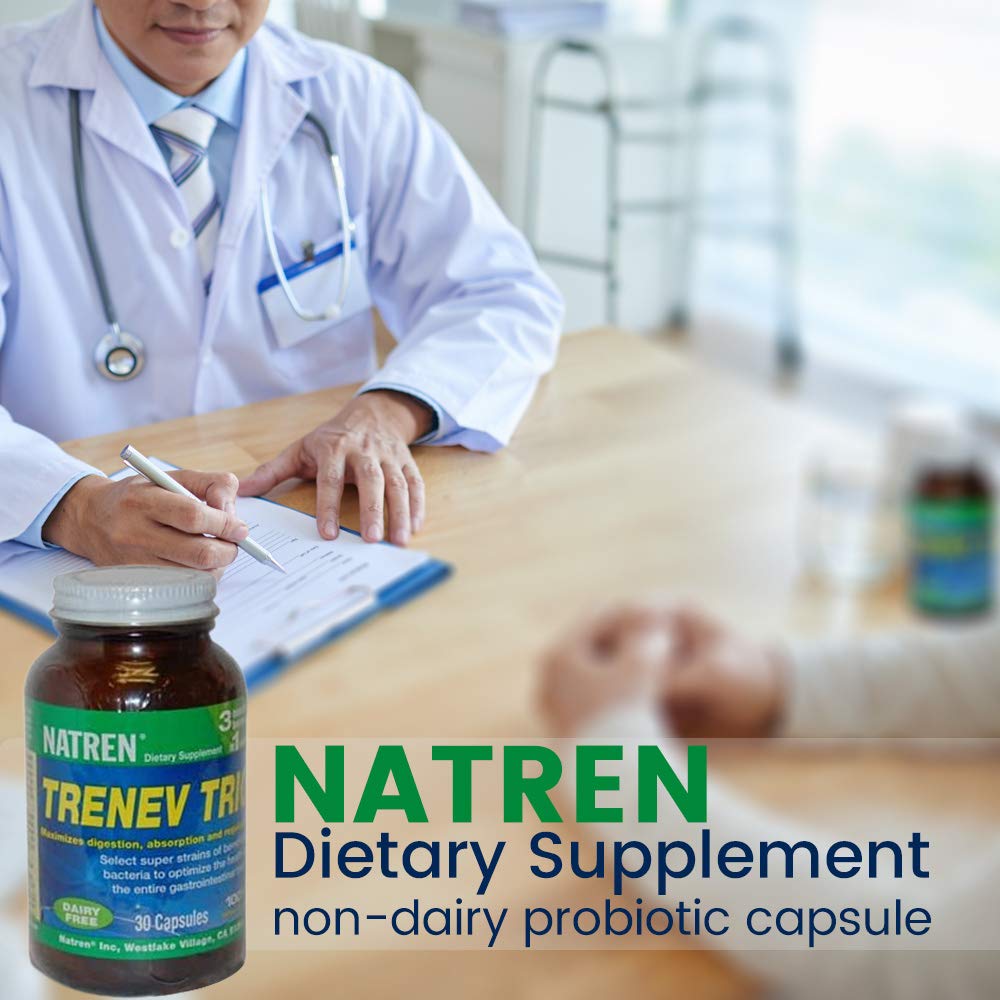 Biotherapy Natren Trenev Trio Probiotic Capsule, 30 Capsules