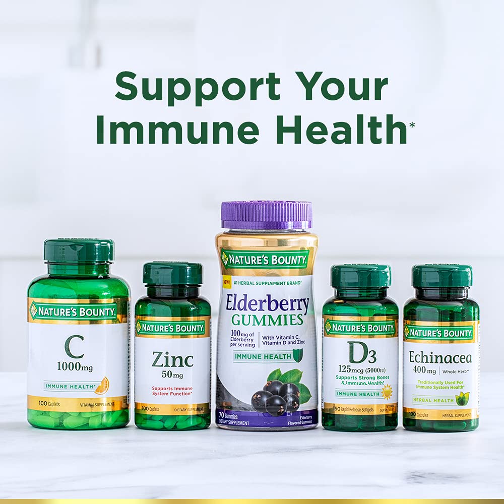 Nature's Bounty Vitamin C 1000mg Caplets 600 Count