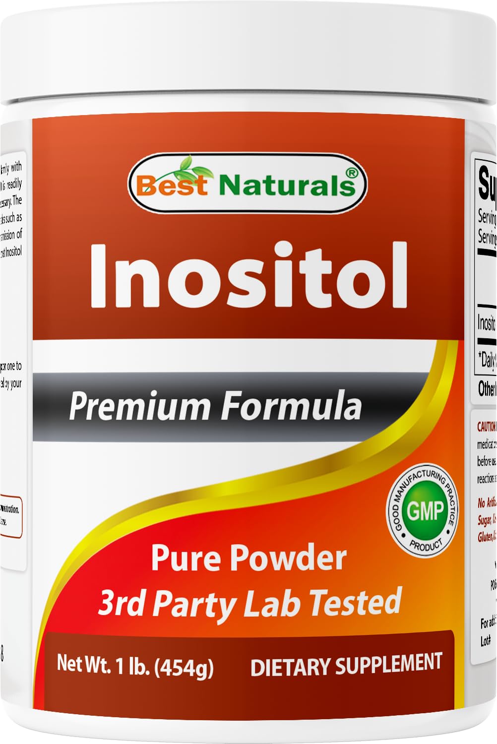 Best Naturals Pure Inositol Powder, 16 oz