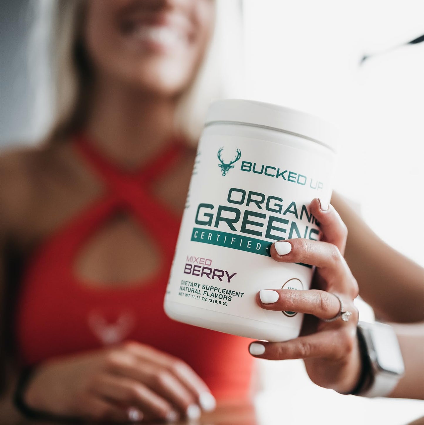 Bucked Up Greens Superfood Powder Mixed Berry, 11.07 oz