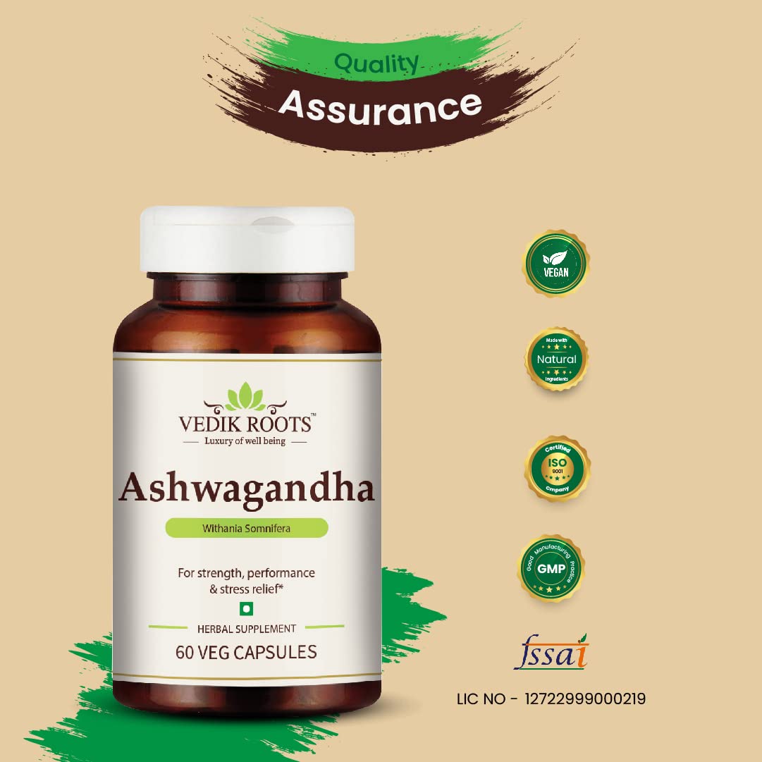 VEDIKROOTS Ashwagandha 1 Capsule