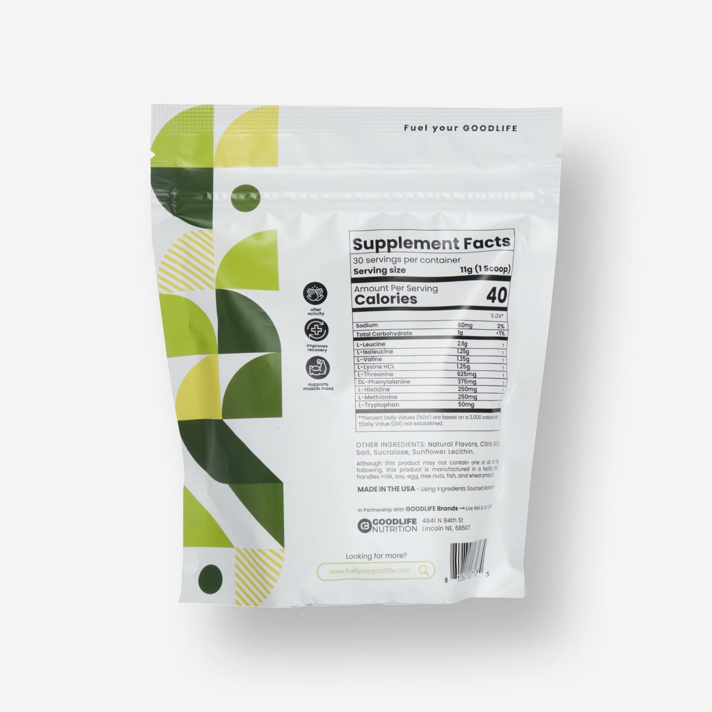 GOODLIFE Nutrition Essential Amino Acids Powder 18.52