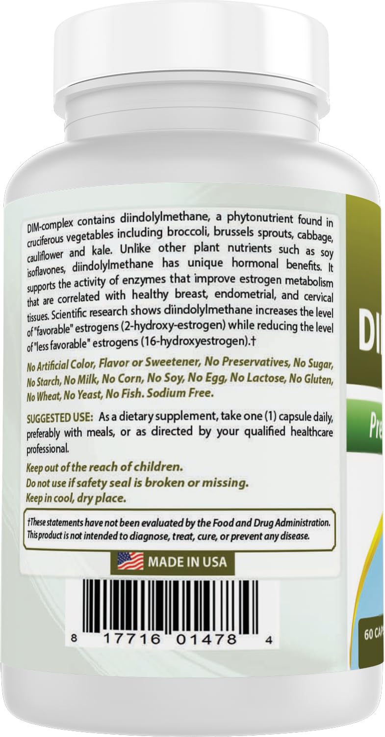Best Naturals DIM Complex 100 mg Capsule 60 Capsules