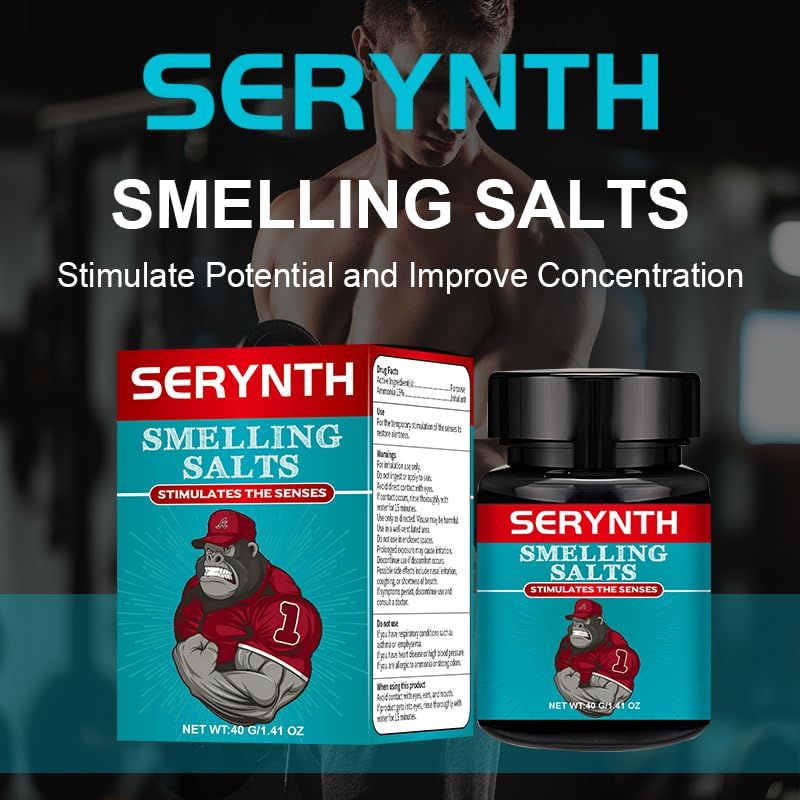 SERYNTH Smelling Salts for Strength Training Powder 1.41 Ounce