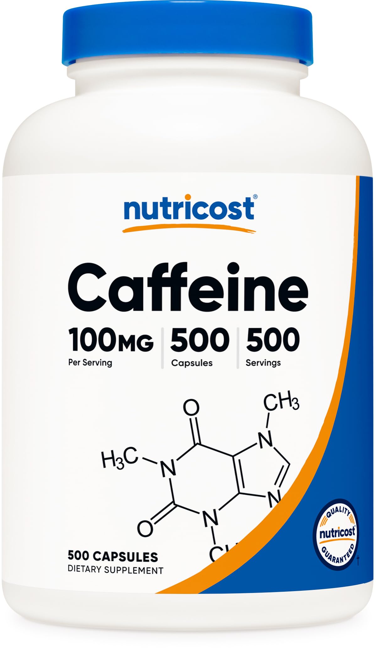 Nutricost Caffeine Pills 100mg Capsule 500 Capsules