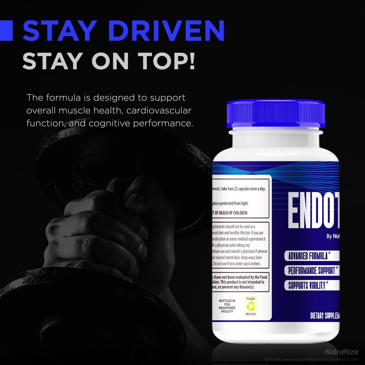 NutraRize Endoterec Capsules, 120 Capsules