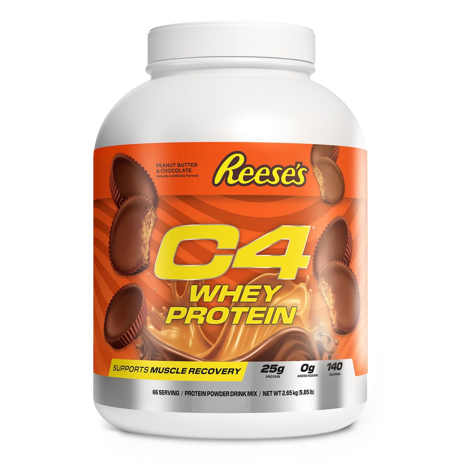 C4 Whey Protein Powder, Reese’s Peanut Butter & Chocolate - 66 Servings