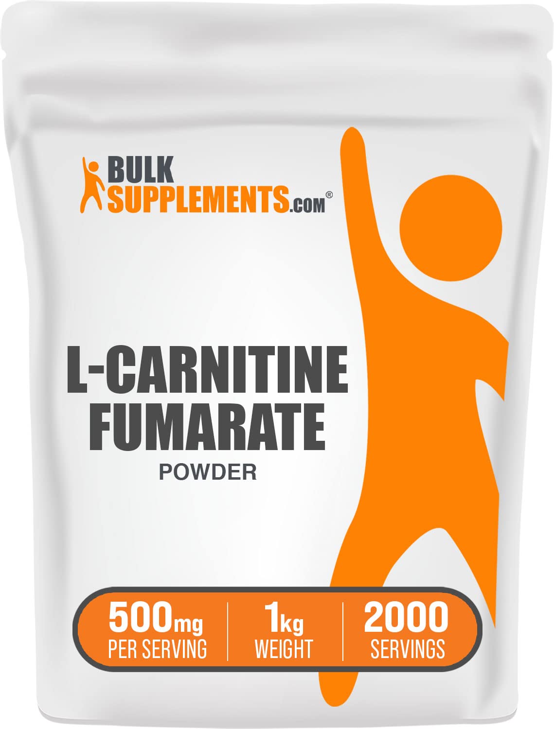 BulkSupplements L-Carnitine Fumarate Powder 2.2 lb