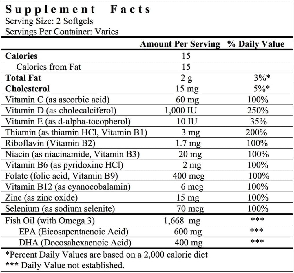 Corceuticals Cardiamin General Wellness Multivitamins 60 Softgels