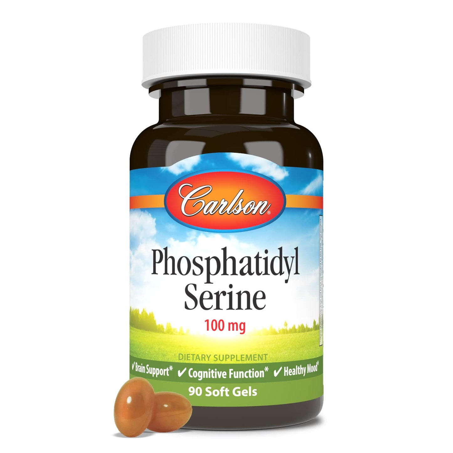 Carlson Phosphatidyl Serine 100 mg Softgels, 90 Count