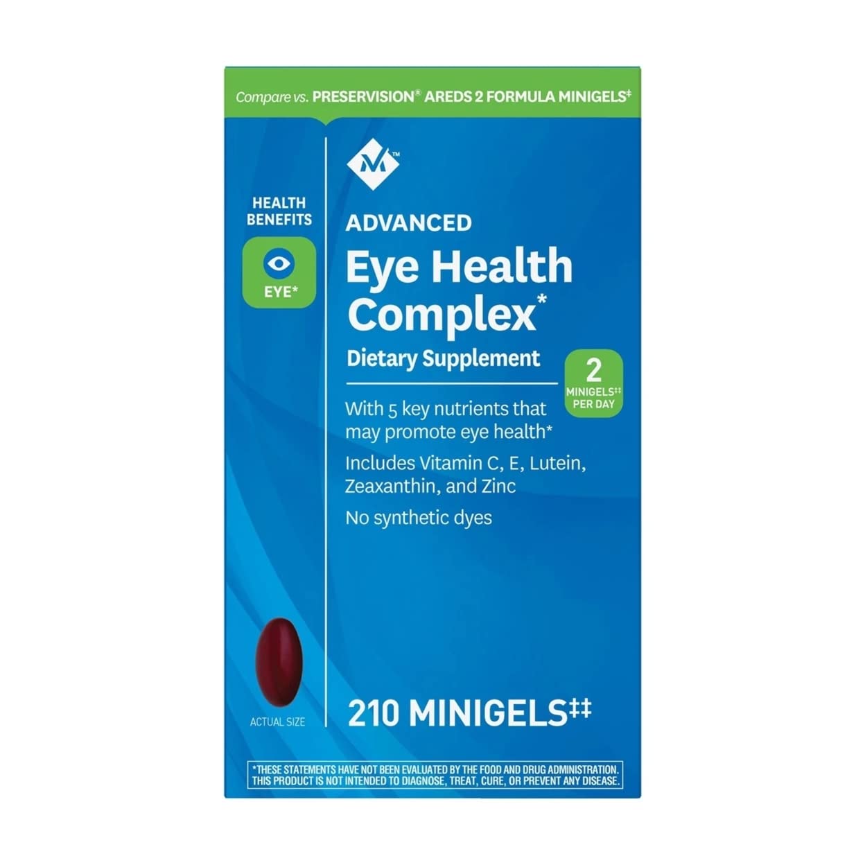 Members Mark Advanced Eye Health Softgels 210 Count