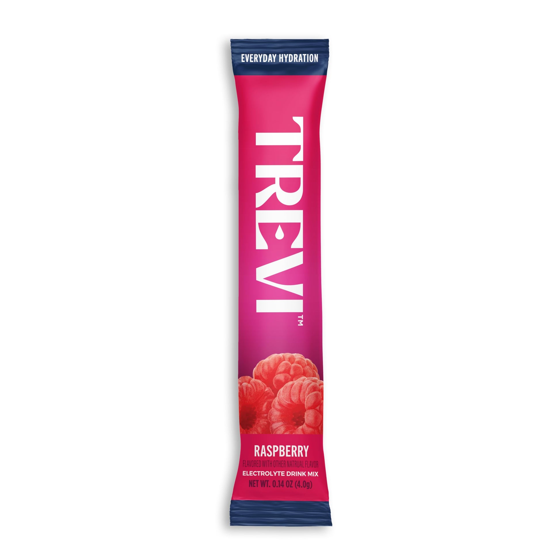 TREVI Electrolytes Powder Packets, Raspberry, Sugar Free, 20 Servings
