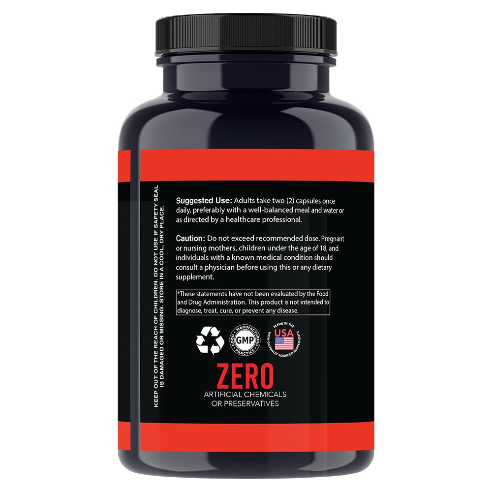 Angry Supplements Turmeric Ginger Maxx 60 Capsules