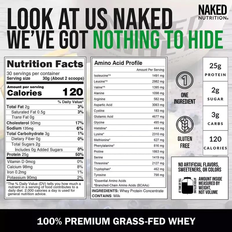 NAKED Whey Protein Powder 32
