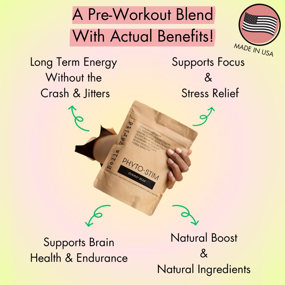 Bella Vérité Phyto Stim Pre Workout Powder 6.34 oz