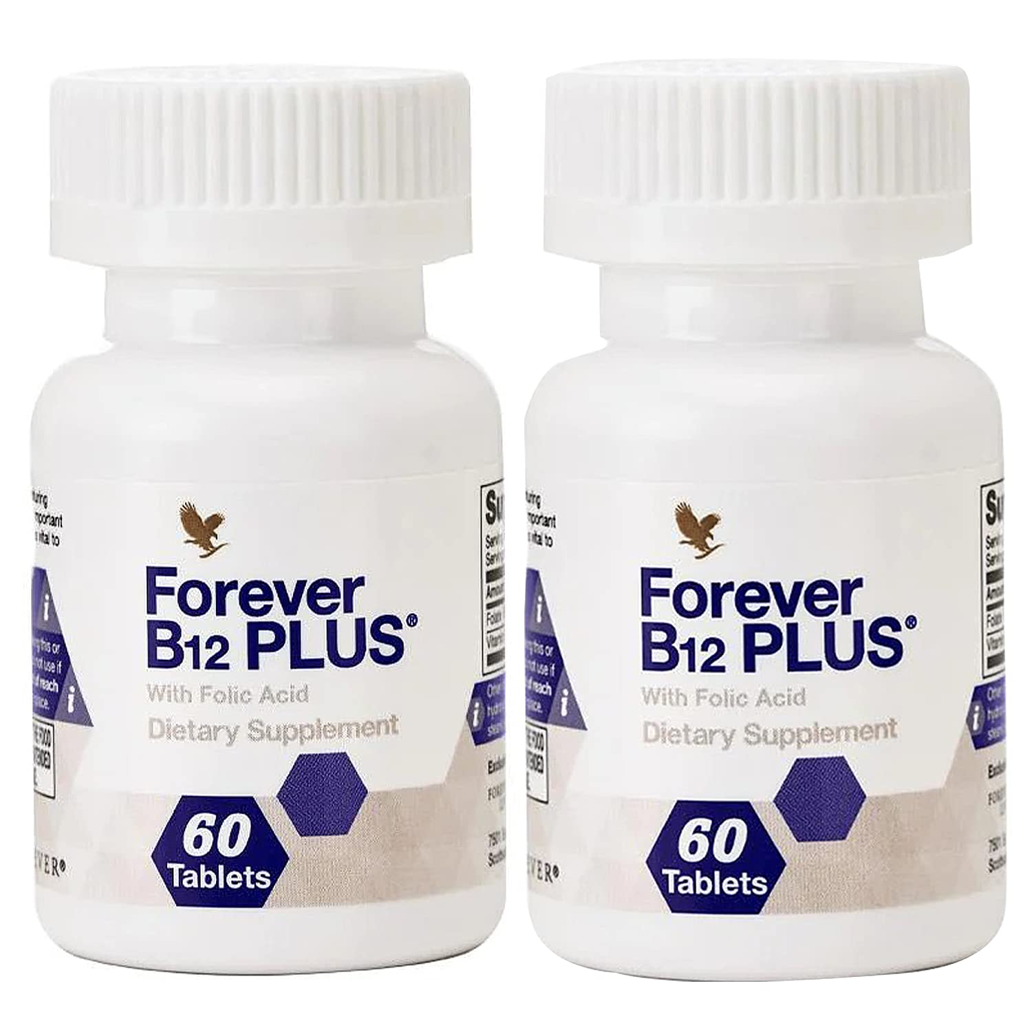 Forever Living Products B12 Plus Essential B Vitamins for Energy, Immune Support and Red Blood Cell Health, 60 Tablets