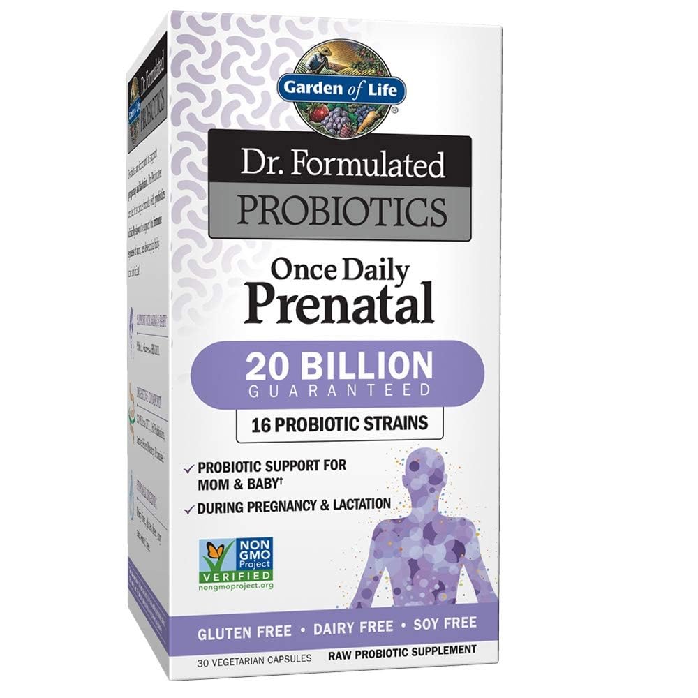 Garden of Life Dr. Formulated Probiotics Once Daily Prenatal 20 Billion CFU Capsules 30 Count