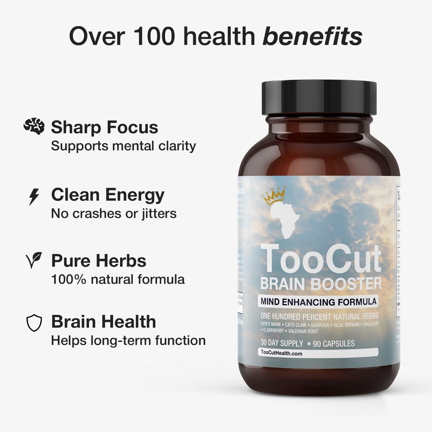 TooCut Brain Booster Capsule 90 Count