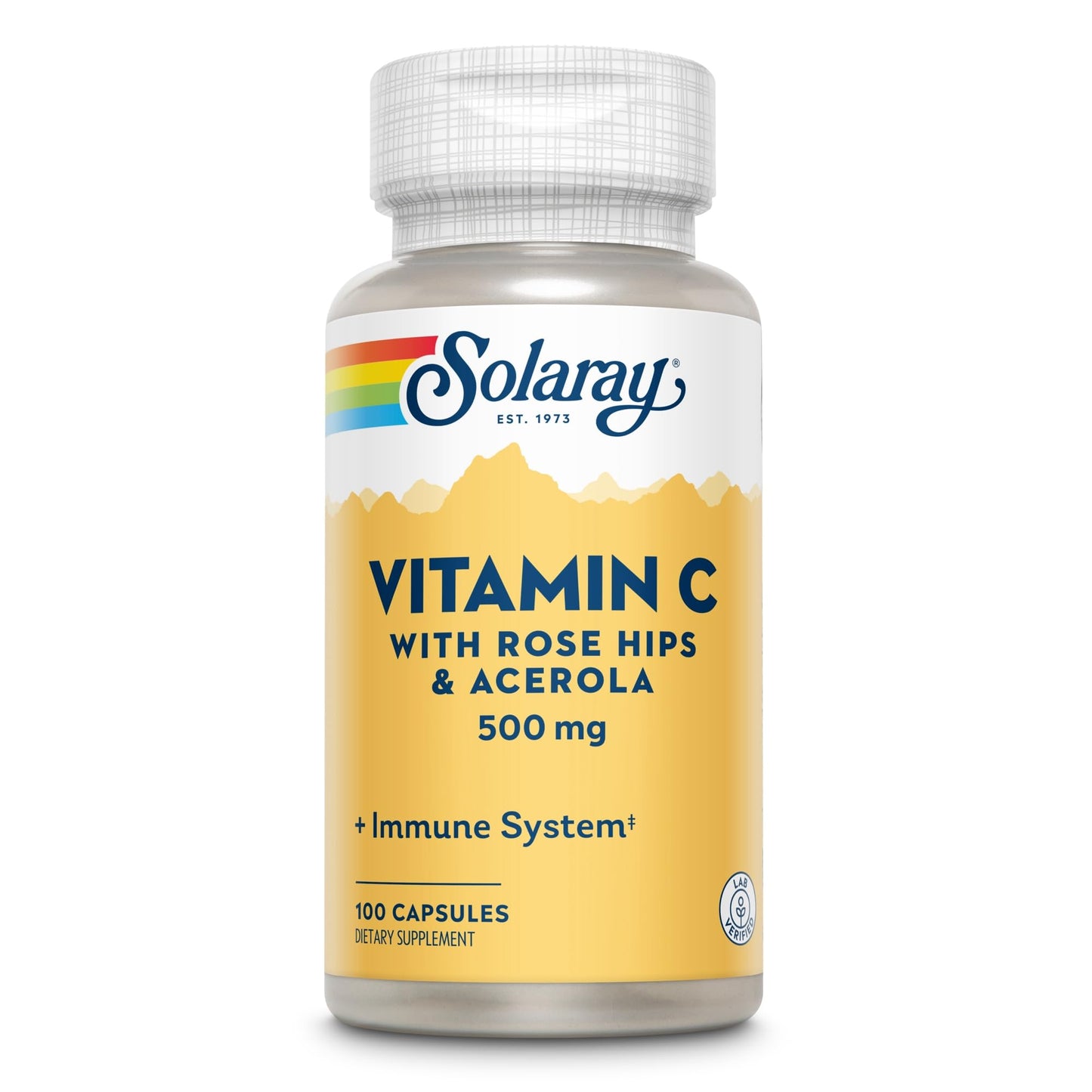 Solaray Vitamin C Complex with Rose Hips & Acerola VegCap 100