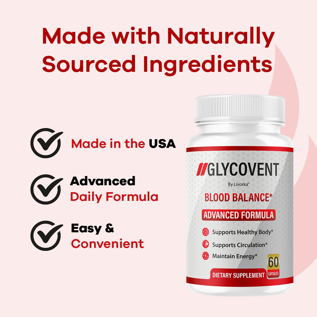 LIVORKA GlycoVent Blood Balance 60 Capsules