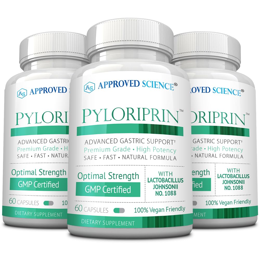 Approved Science Pyloriprin Capsules 180-Count