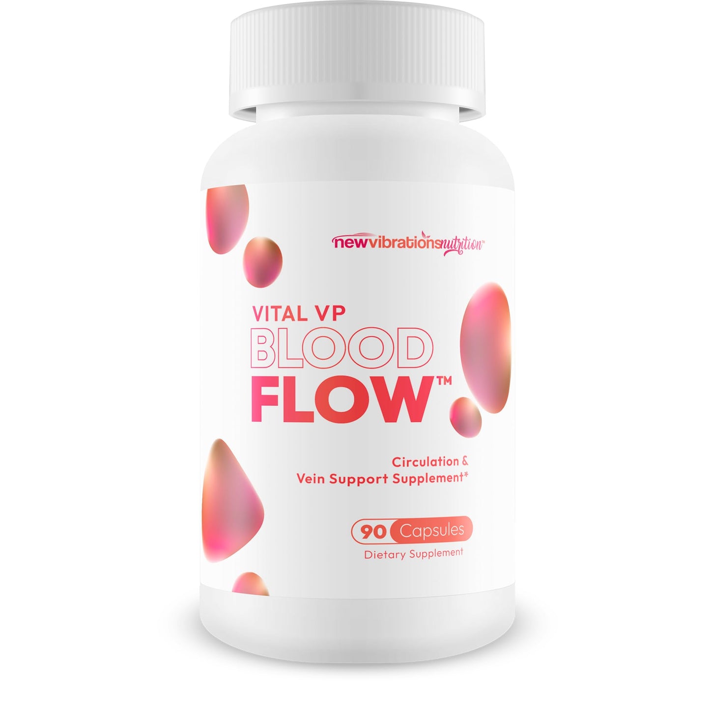 New Vibrations Nutrition Vital VP Blood Flow Supplement Capsule 90 Count