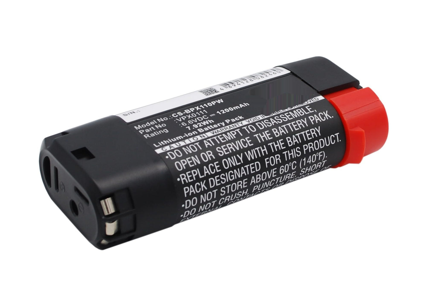 Tingen 1200mAh Battery Replacement for VPX1101 VPX1212 VPX1401 VPX1501 VPX2102 VPX1301 VPX1212X VPX1301X VPX1101X VPX1201 VPX0111 (6.6V) Battery 1 Piece