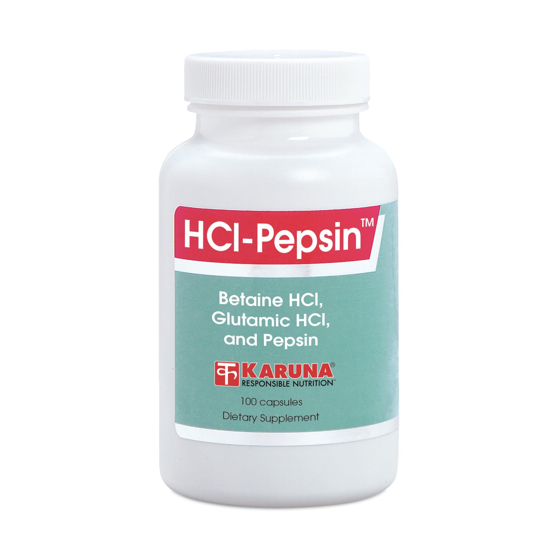 Karuna HCl-Pepsin Capsules, 100 Count