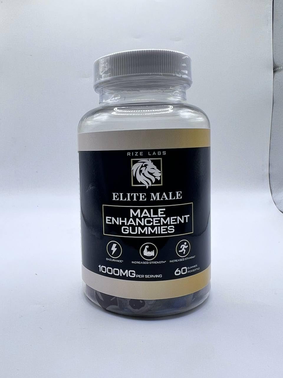 Rize Labs Elite Male Gummies for Men - Male Support Multivitamin, 60 Gummies