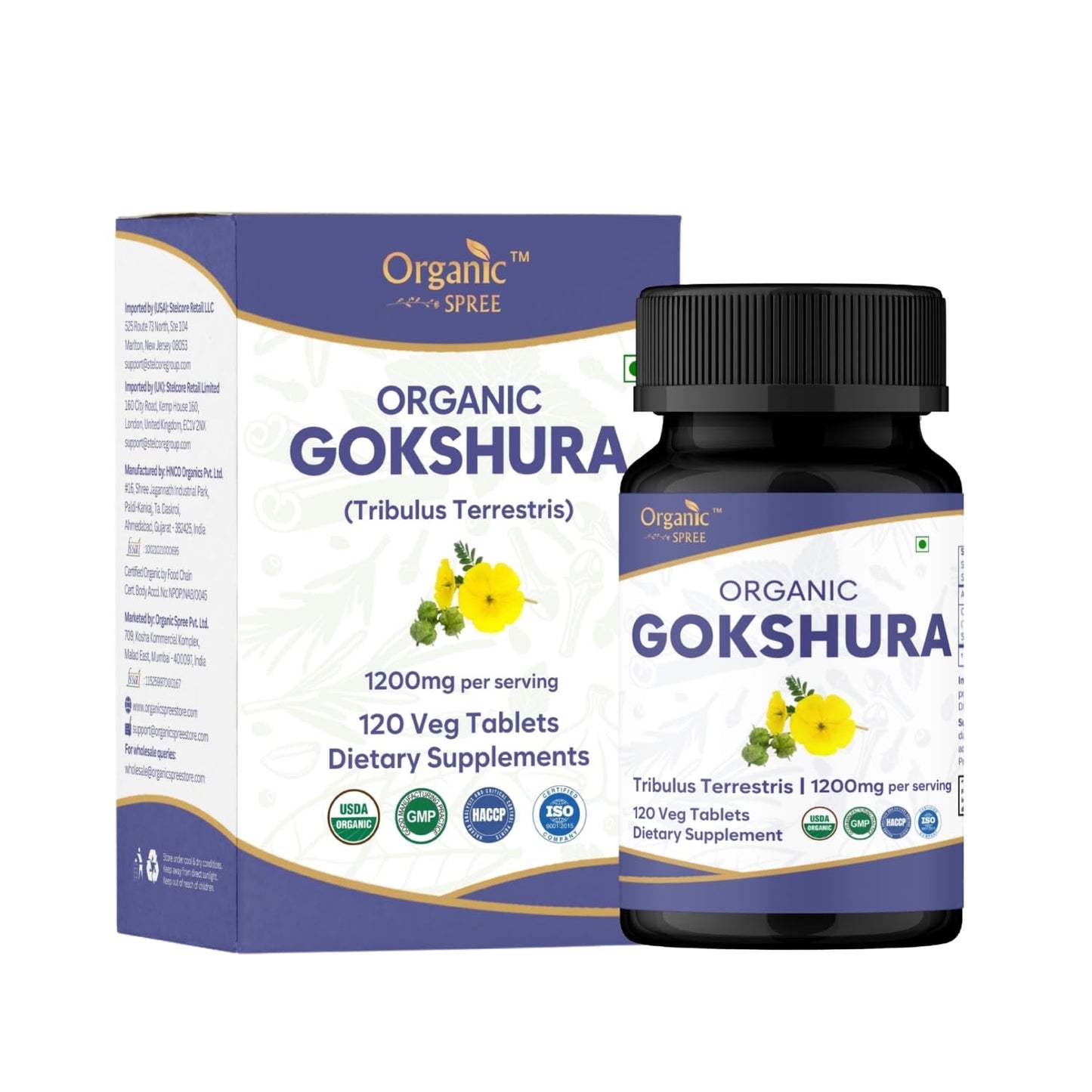 ORGANIC SPREE Gokshura 120 Tablets