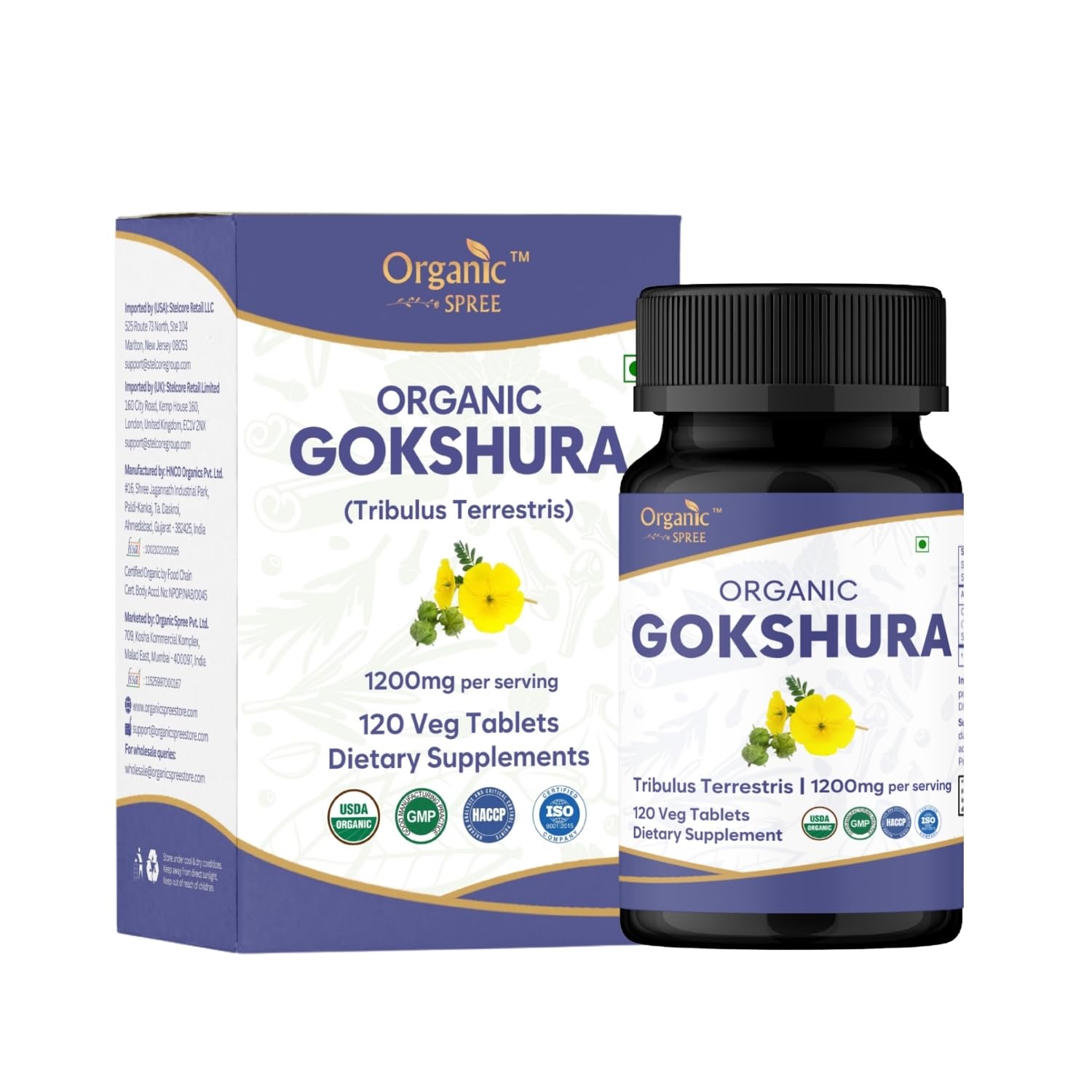 ORGANIC SPREE Gokshura 120 Tablets
