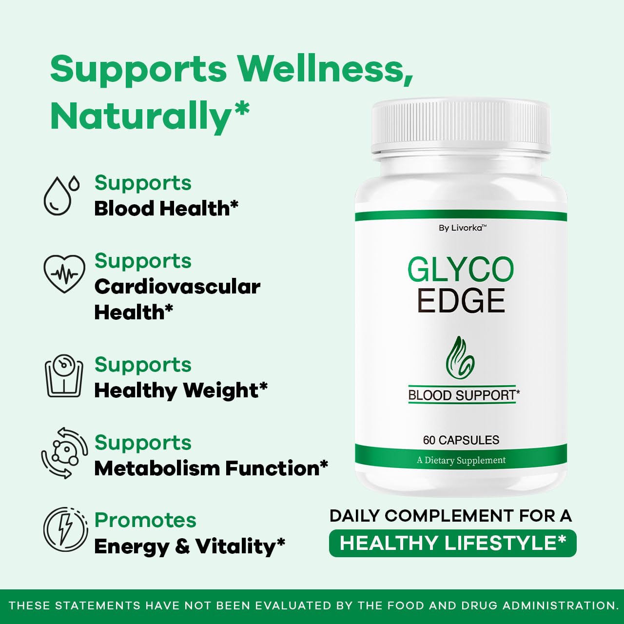 LIVORKA Glyco Edge Capsules, 120 Capsules