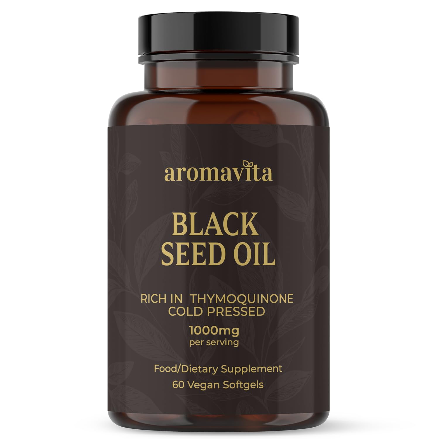 AROMAVITA Black Seed Oil Softgel, 60 Count