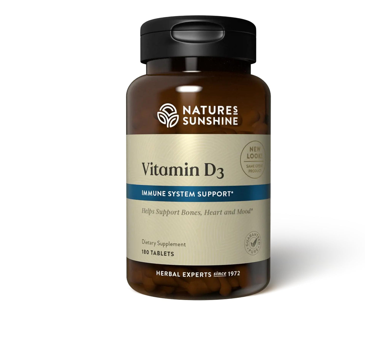 Nature's Sunshine Vitamin D3 Tablets 180