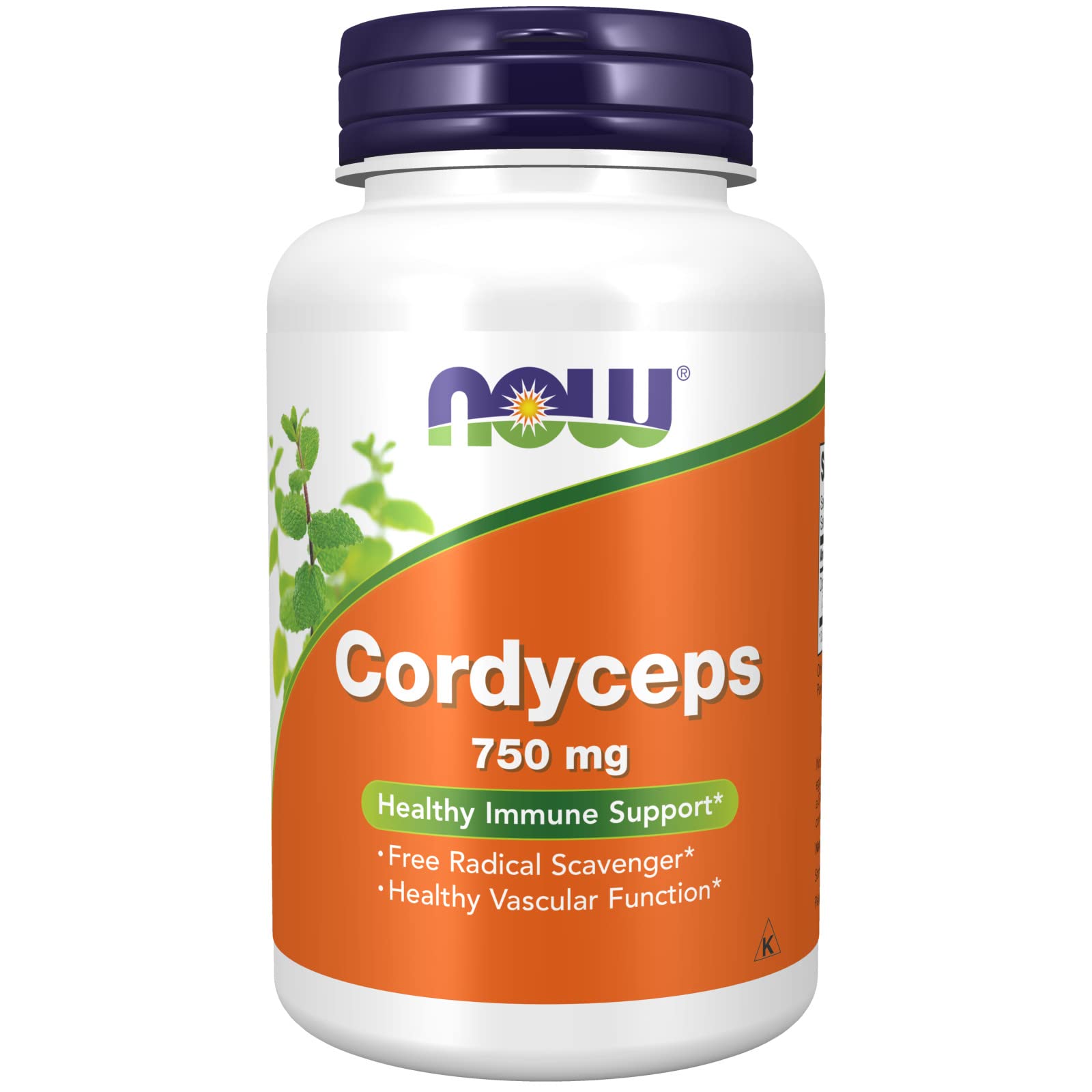 NOW Foods Cordyceps 750 mg Capsule, 360 Capsules