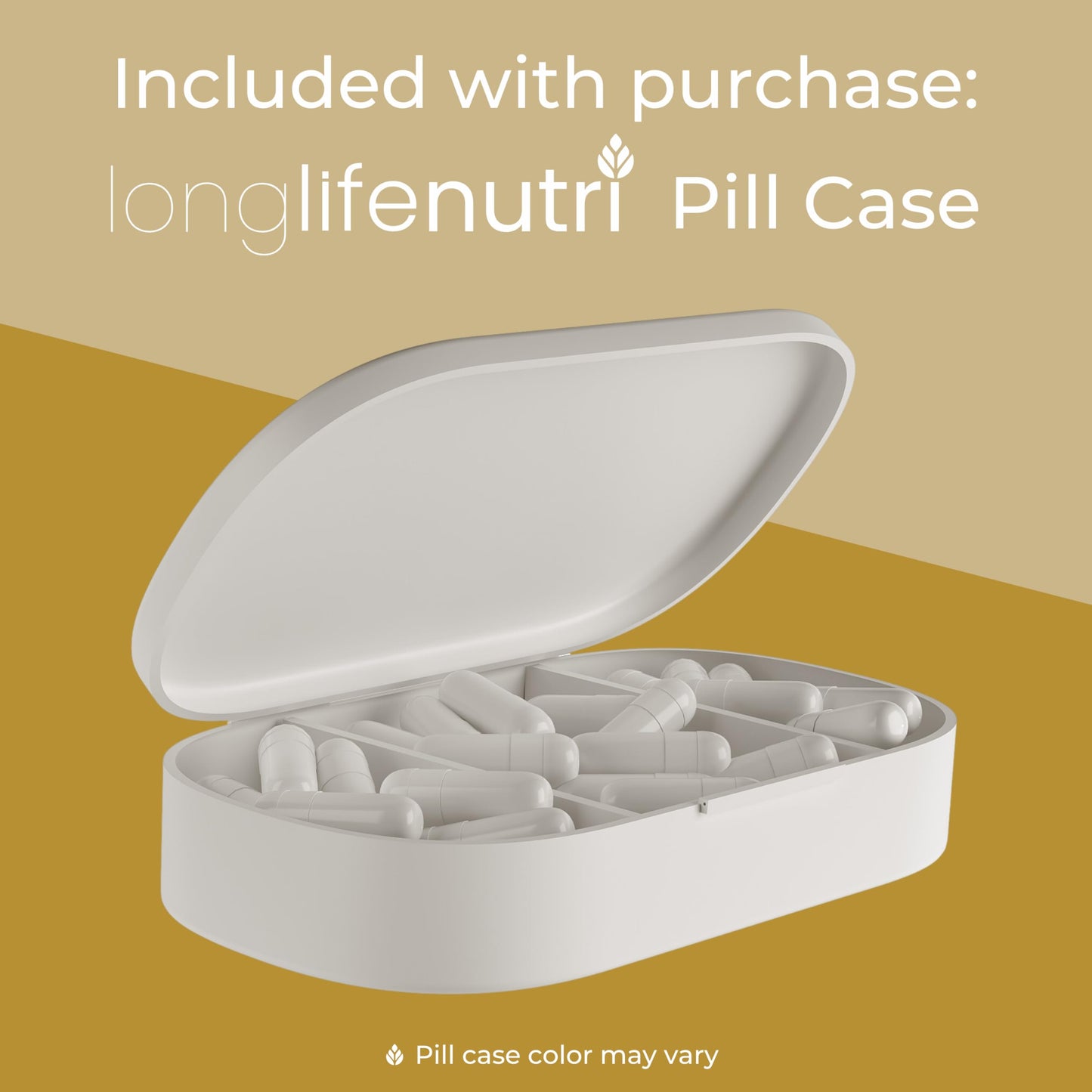 LongLifeNutri Chrysin 500mg Capsules, 180 Count