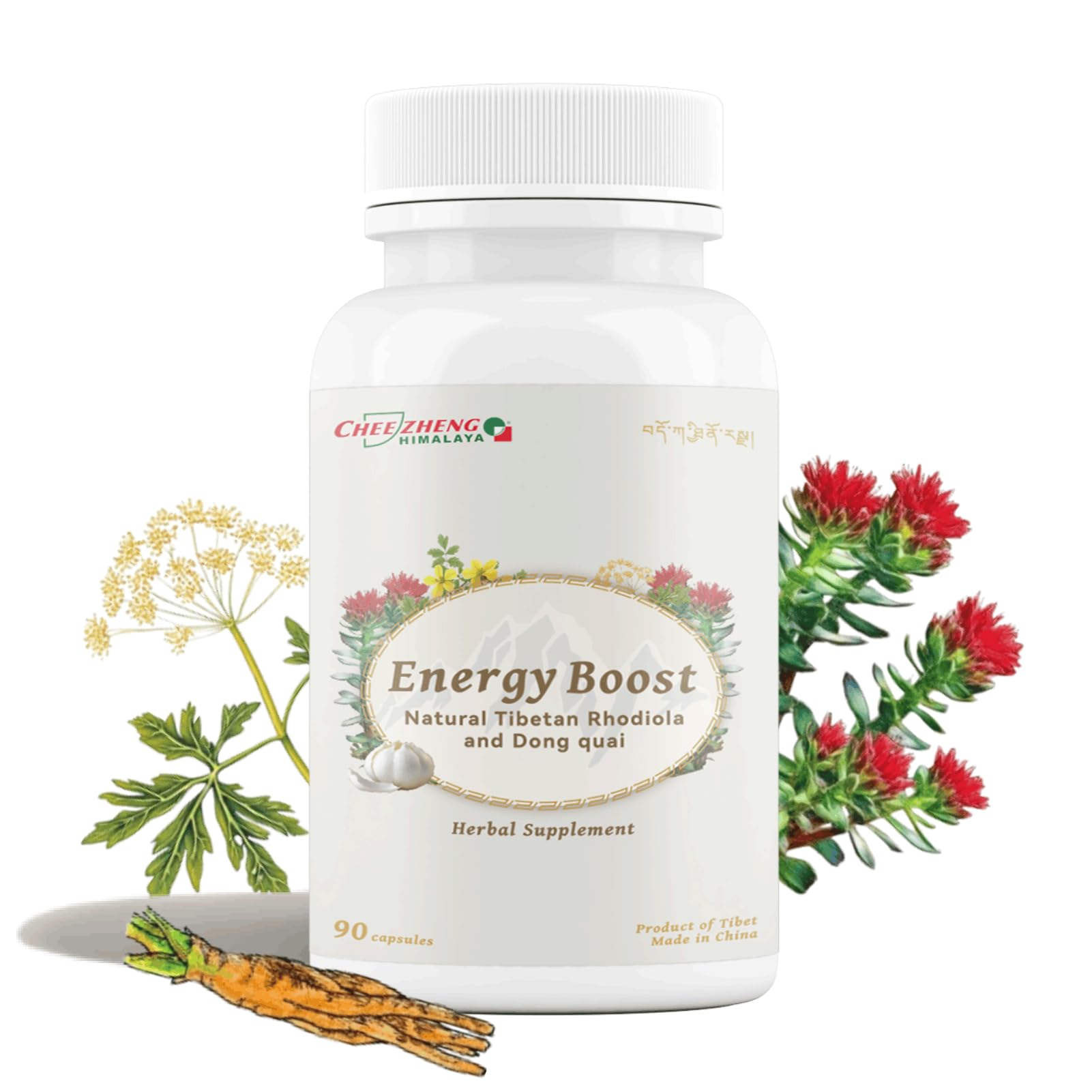 Generic Rhodiola and Angelica Sinensis Dong Quai Herbal Capsule, 1 Count