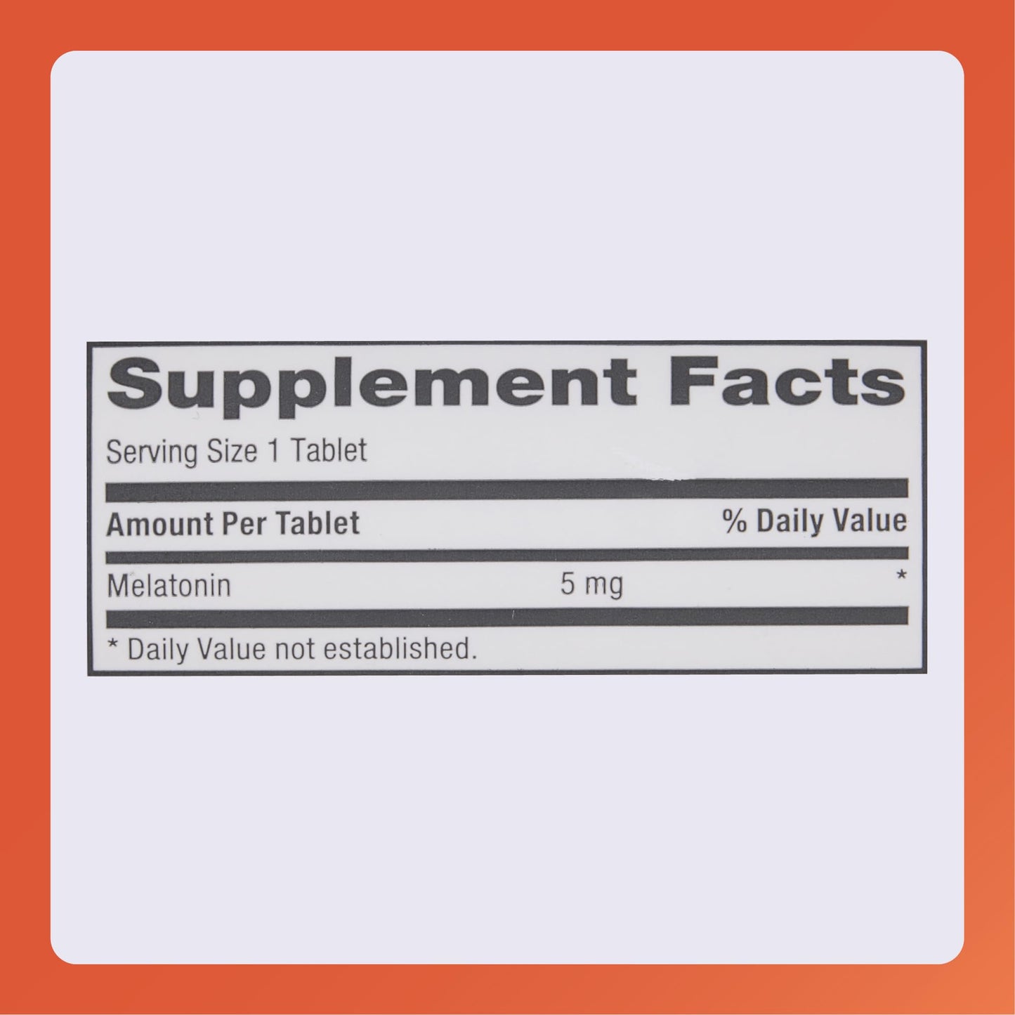 Rugby Laboratories Melatonin 5mg Tablets, 90 Count