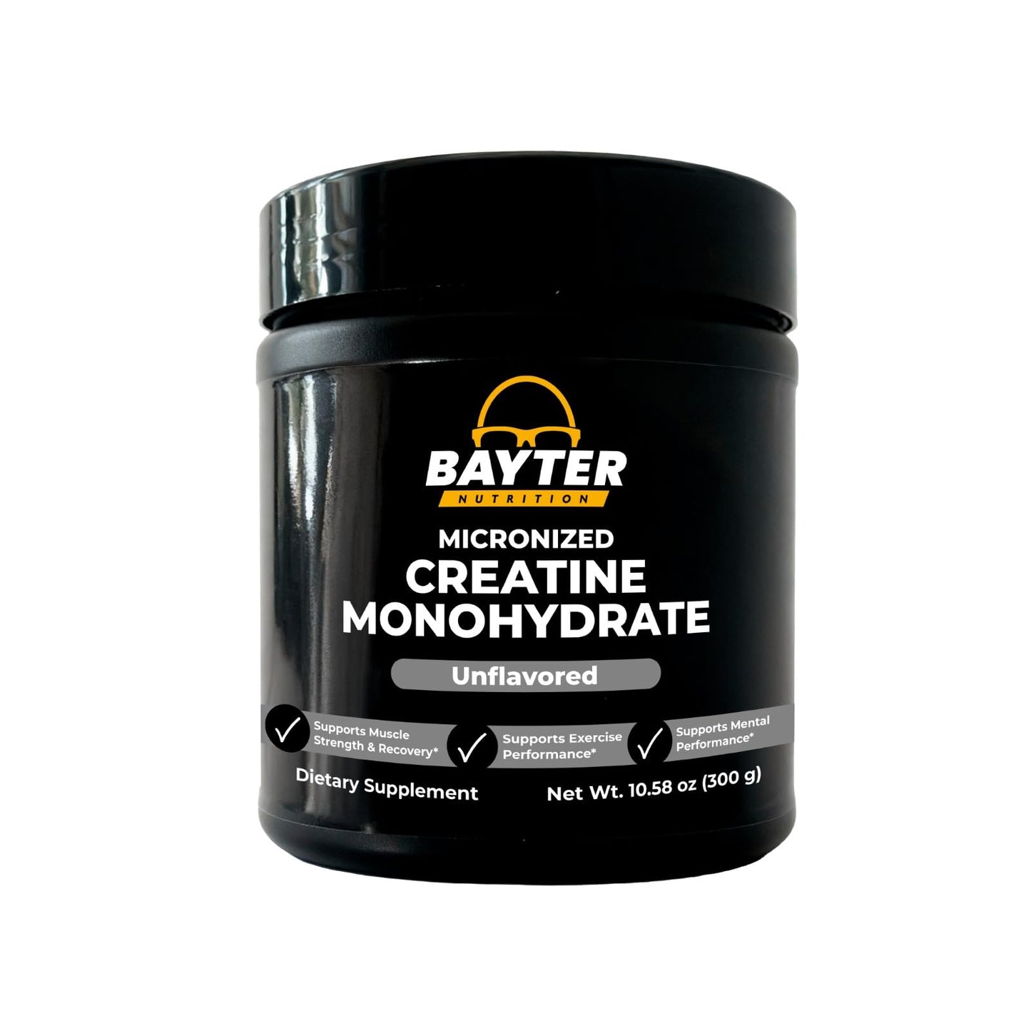 Bayter Nutrition Micronized Creatine Monohydrate Powder 60 Servings