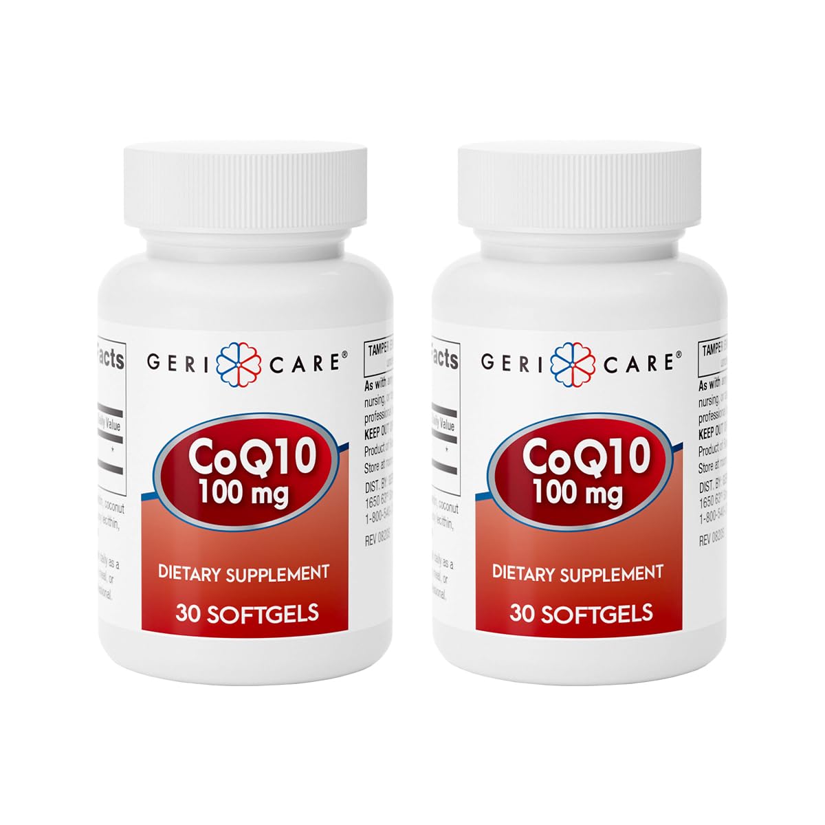 GeriCare CoQ10 100mg Softgels, 60 Count