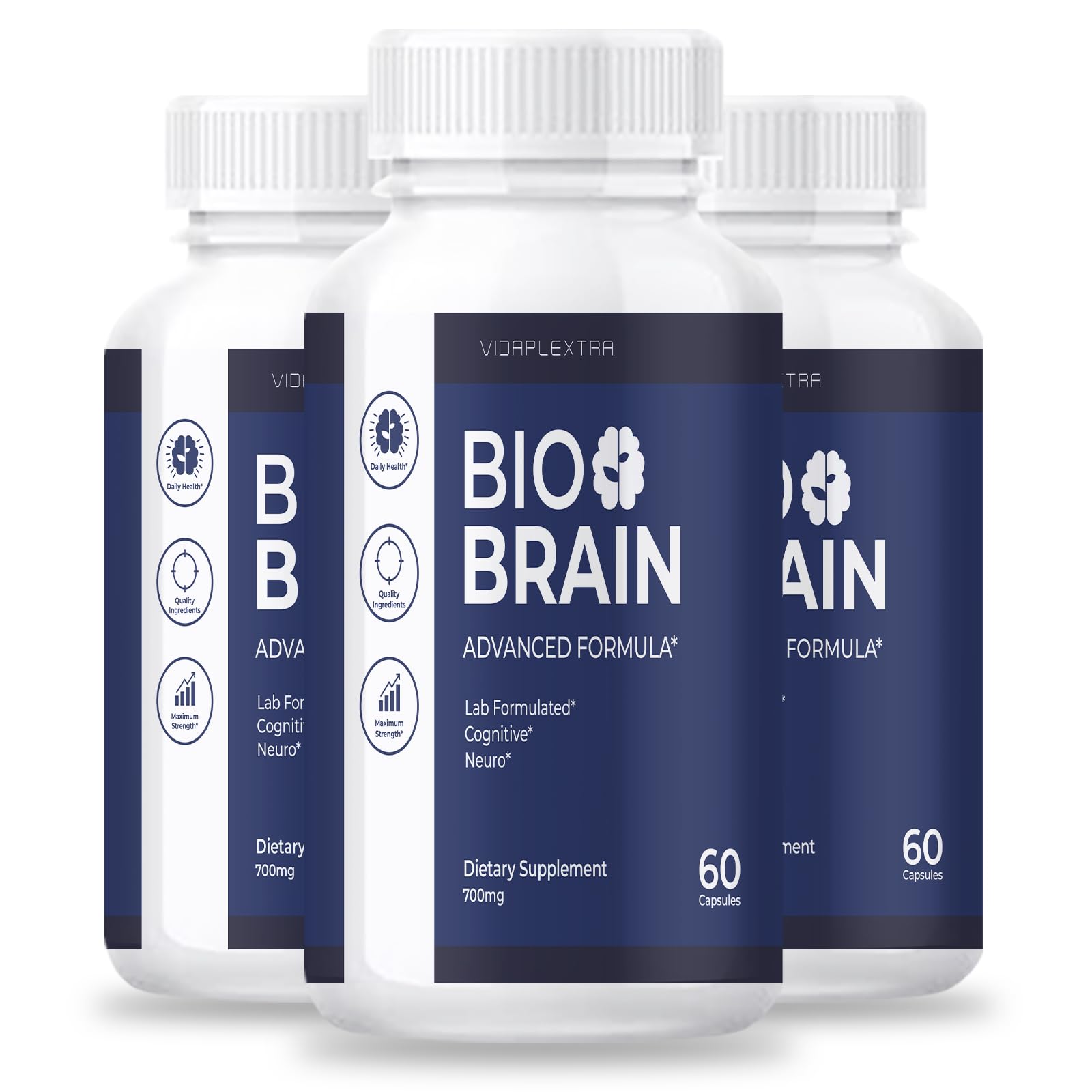 VIDAPLEXTRA Bio Brain - BioBrain Advanced Capsules, 180 Capsules