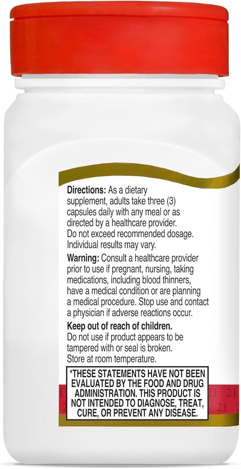 21st Century Glucosamine Chondroitin 500/400mg - Double Strength Capsules, 60 Count